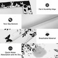 thumbnail image 5 of Black Spring Botanical Outdoor Rug 5x7 Ft, Non Slip Washable Area Rug, Weeping Eucalyptus Butterfly Patio Rugs Carpet Runner, Large Floor Mat for Indoor/Outdoor Deck Porch Camping, 5 of 8