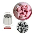 thumbnail image 3 of FURNIX Russian Piping Tips,Russian Piping Nozzles Flower Frosting Nozzles Cake Decorating Nozzles Set Rose Tulip Icing Piping Tips Cake Decorations Supplies, 3 of 6