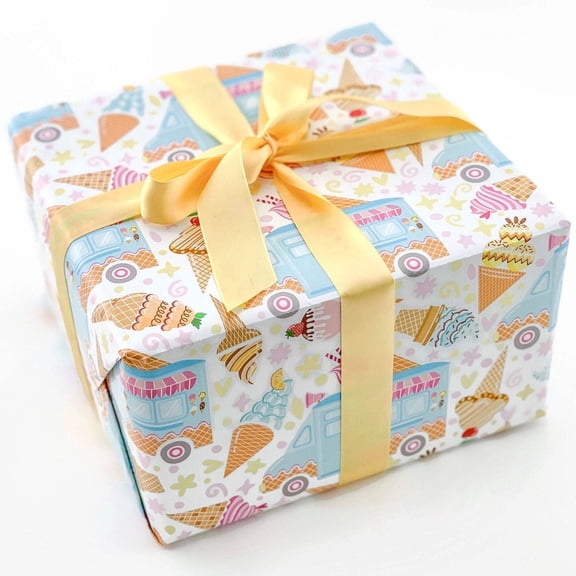 Ice Cream Truck Gift Wrap