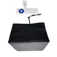 thumbnail image 1 of Cubierta antipolvo para proyector de tela Cubierta antipolvo para cine en el techo para el hogar al aire libre 35x35x22cm negro 1 pieza, 1 of 5
