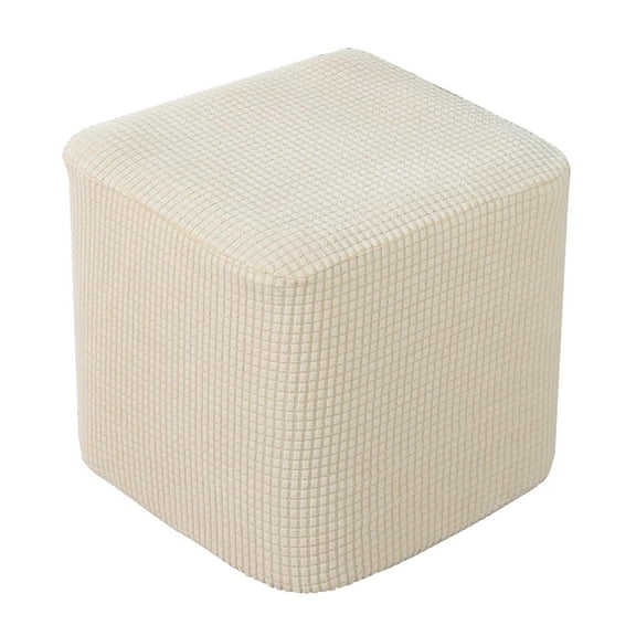 Cover Expandable Footstool Footstool Living Room Soft Blanket - Beige