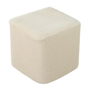 10"-13" Square Ottoman Slipcover Polyester Stool Foot Rest Living Room Cover coffee