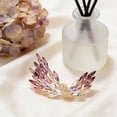 thumbnail image 4 of Elegant Angel Wing Crystal Brooch for Women, Pink & Blue Gradient Rhinestone Butterfly Wing Pin, Brooch for Dress Coat Blazer Wedding Gift Jewelry, 4 of 8