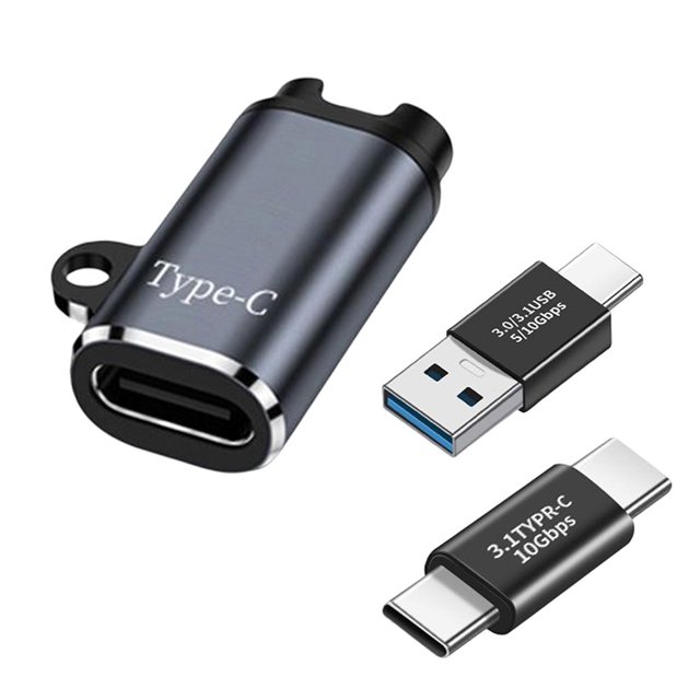3 uds adaptador de carga 10Gbps adaptador de conector de cargador para Garmin Fenix 7/7S/7X