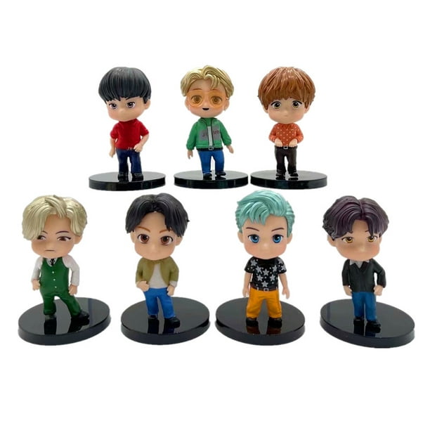 BTS Characters set of Action Figure Toys and Bangtan Boys Birthday
