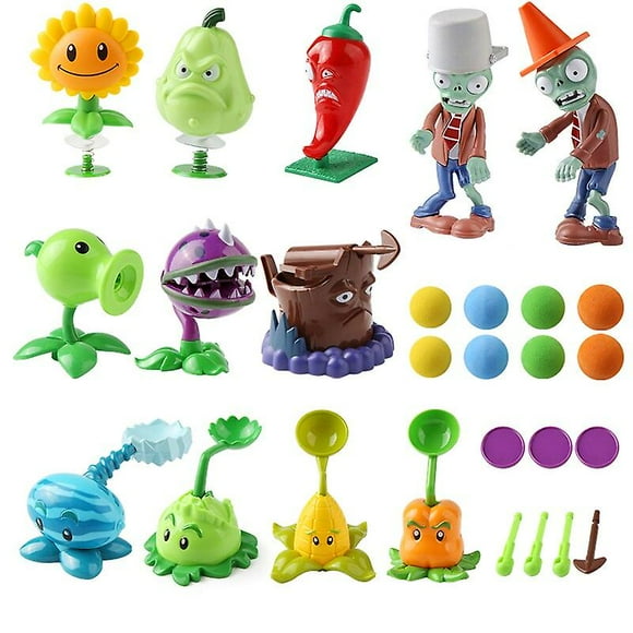 Genuine 15 Pack Plants Vs Zombies 2 petapult Toys Boys Game Toy S-QIUPING