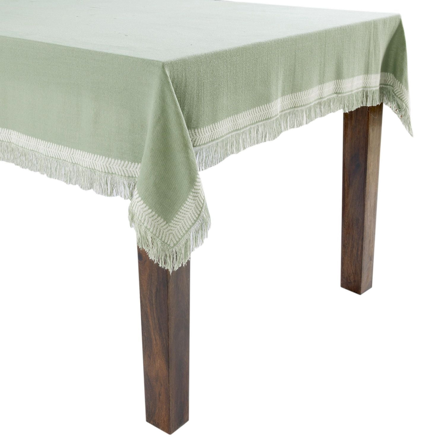 Jeté de table Mainstays Global - 50" x 50" - Vert - 100 % coton