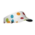 thumbnail image 1 of ZICANCN Sun Visors Hat for Women and Men, Colorful Polka Dots Beach Hats, Sports Hat for Golf Tennis Running, 1 of 7