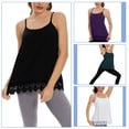 thumbnail image 7 of MISS COCOLI Women Camisole with Built in Bra Plus Size Casual Loose Tank Tops Sleeveless Shirts Lace Tops (S-4XL), 7 of 7