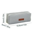 thumbnail image 3 of YUTK Wholesale Environmental Friendly Linen Pencil Case Pures Color Fashion Student Stationery Bag Pencil Bag Linen Stationery Bag,Gray,Free Size, 3 of 6