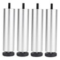 thumbnail image 1 of 4x Pieds de Meuble Réglables en Alliage d'Aluminium Bricolage pour Table Basse, Sofa, Lit, Réfrigérateur, Remplacement - 20 cm 20 cm, 1 of 8