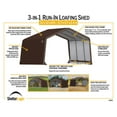 thumbnail image 2 of ShelterLogic 12 x 12 x 8 ft. 3-in-1 Loafing Shed, 2 of 8