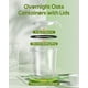 thumbnail image 2 of Envases de avena Overnight Oats Canfanni, 13 oz (paquete de 4), sin BPA, 2 of 7