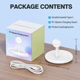 thumbnail image 3 of Meta Smart Glasses Charging Dock Station with Dual USB-C Fast Charger Stand, Rapid 65% Power-Up in 30 Min, AI-Glasses Desktop Charging Hub for 2026 Models, 3 of 8