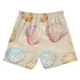 thumbnail image 7 of FORMRS Boys Swim Trunks Quick Dry Mesh Liner Boardshorts Sizes XS-XL, Watercolor Seashell, 7 of 7