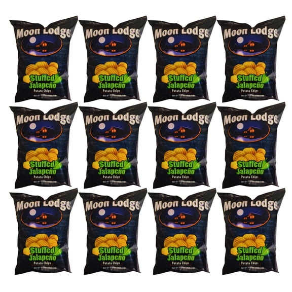 Moon Lodge Potato Chips Stuffed Jalapeno 12 Pack 1.5 oz