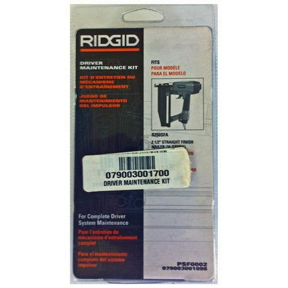 Ridgid R250SFA Straight Finish Nailers Driver Maintenance Kit # # 079003001700