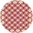 thumbnail image 1 of Ahgly Company Machine Washable Indoor Square Transitional Crimson Red Area Rugs, 3' Square, 1 of 7