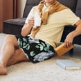 thumbnail image 2 of Daiia Cartoon Koala Bear Mens Woven Stretch Pajama Short,Short Pajama Pants-X-Large, 2 of 7