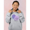 thumbnail image 2 of Modern Style Violet Nature Hoodie Women -Image by Shutterstock, Female Small, 2 of 4