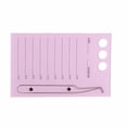 thumbnail image 2 of Paleta de extensión de pestañas postizas, pinzas para taza de pegamento, bandeja de extensión de pestañas acrílicas, soporte para pestañas de 7 a 15 mm, color rosa, 2 of 15