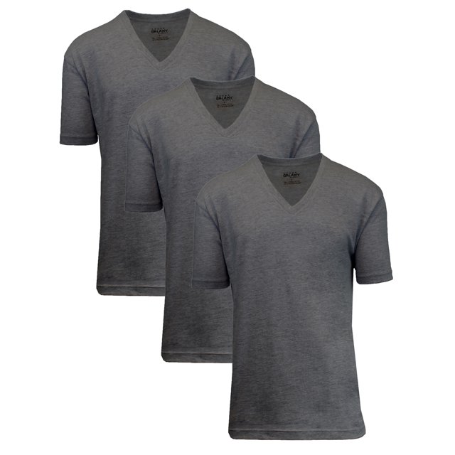 GBH Men's Egyptian Cotton VNeck Cotton Undershirt (3 Pack)