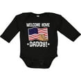 thumbnail image 3 of Inktastic Military Dad Welcome Home USA Flag Boys or Girls Long Sleeve Baby Bodysuit, 3 of 5
