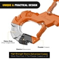 thumbnail image 4 of Nilight Quick Release S-Tow Shackle Hook – Heavy Duty Off-Road Recovery Hook, Fits Winch Rope & Recovery Strap, 11,000 LBS Working Load, for Jeep, SUV, ATV, Trailers, Forged Steel, Orange, 4 of 6