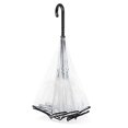 thumbnail image 1 of totes InBrella Reverse Close Umbrella, Clear, 1 of 6