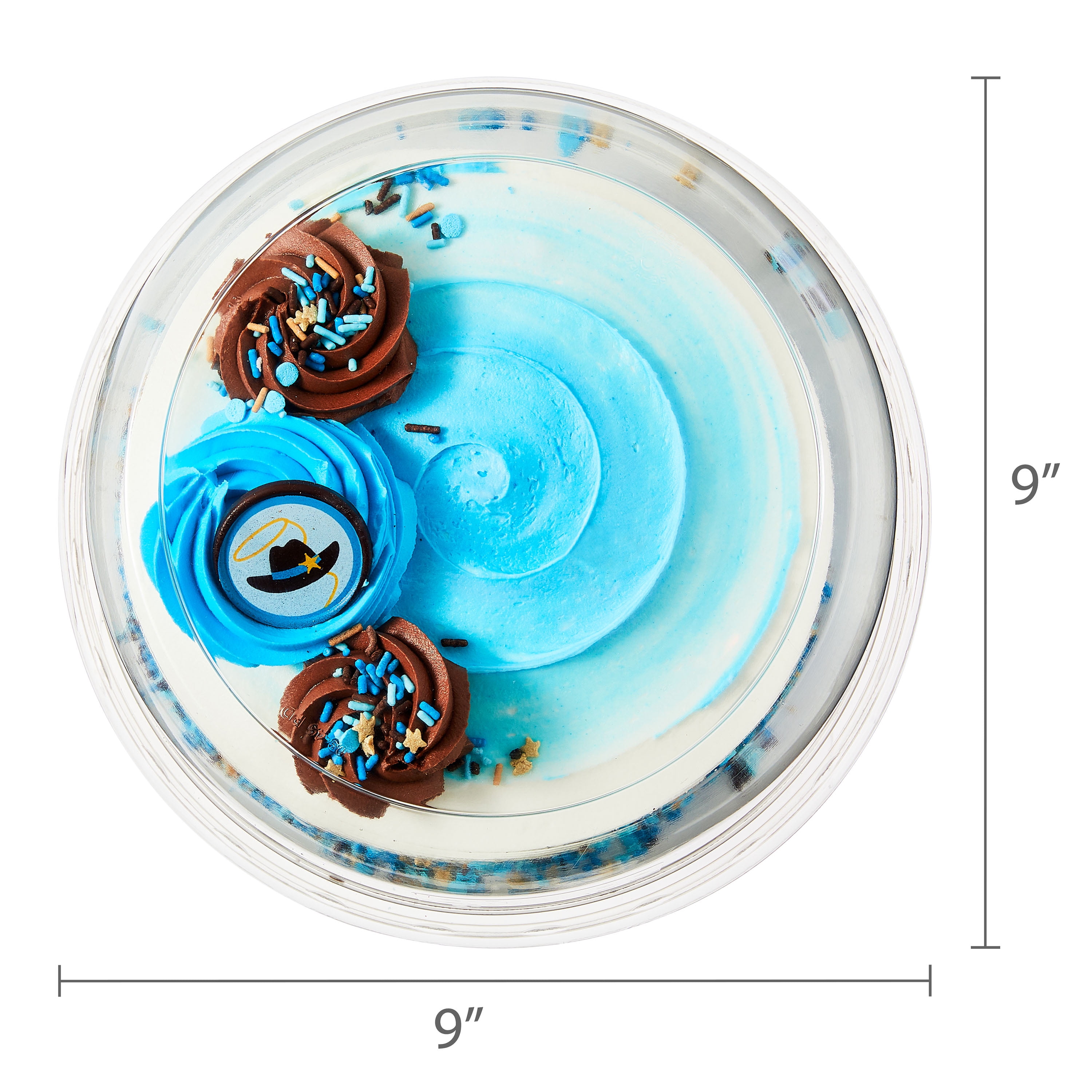 Freshness Guaranteed 7-Inch Color Blast Rodeo Cake, 34 oz (Refrigerated)