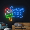 thumbnail image 4 of Handmadetneonsign Summer Vibes Led Sign, Ice Cream Stick Neon Sign, Summer Led Sign, Ice Cream, 4 of 5
