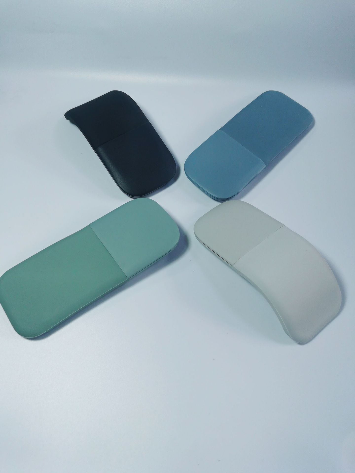 Silent Folding 4.0 Touch Wireless Bluetooth Mouse Digital Computer Peripheral Products for Microsoft Optical Mouse - blue
