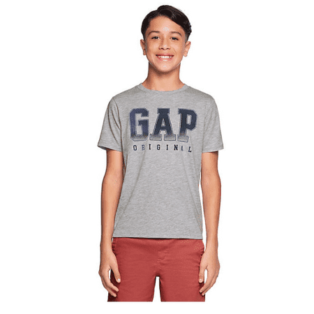 Gap Kids Boys Short Sleeve Tee Size S Grey