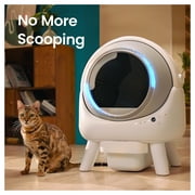 els pet Orbitie Wide Opening Self Cleaning Cat Litter Box, Automatic Cat Litter Box with App Control, Odor-Control and Dual Safety Protection