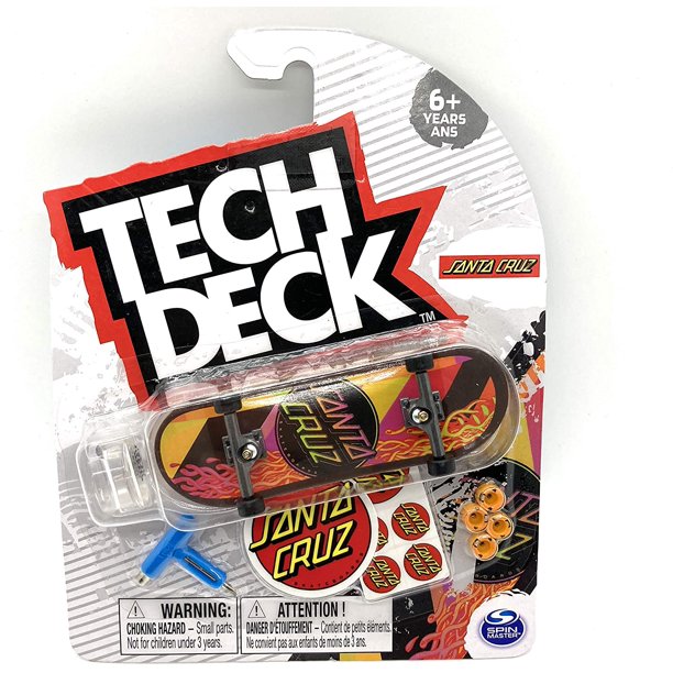 Tech Deck Series Santa Cruz Skateboards Fingerskate Toy - Walmart.com