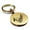Gold, variant on Stainless Steel Mythical Pegasus Head Round Medallion Keychain Circle Ring