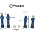 thumbnail image 2 of VeloTubes Tubeless Schrader Valves - 46mm Green, 2 of 4