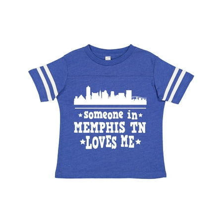

Inktastic Memphis Tennessee Someone Loves Me Skyline Boys or Girls Toddler T-Shirt