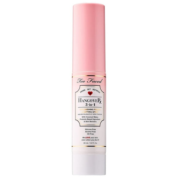 Too Faced Hangover 3-in-1 Replenishing Primer & Setting Spray ~ 1 fl oz, NIB