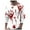 Brick Red, variant on toraway Summer Clothes Pocket Protector for Men Shirt with Badge Men's Celebration Performance Trick Fashion Casual Shirt Hand Printed Theme Printed Long Sleeve Round Neck T Shirt L