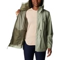 thumbnail image 5 of Women's Columbia Lillian Ridge Hooded Waterproof Shell Jacket Color: Safari Size: LARGE, 5 of 9