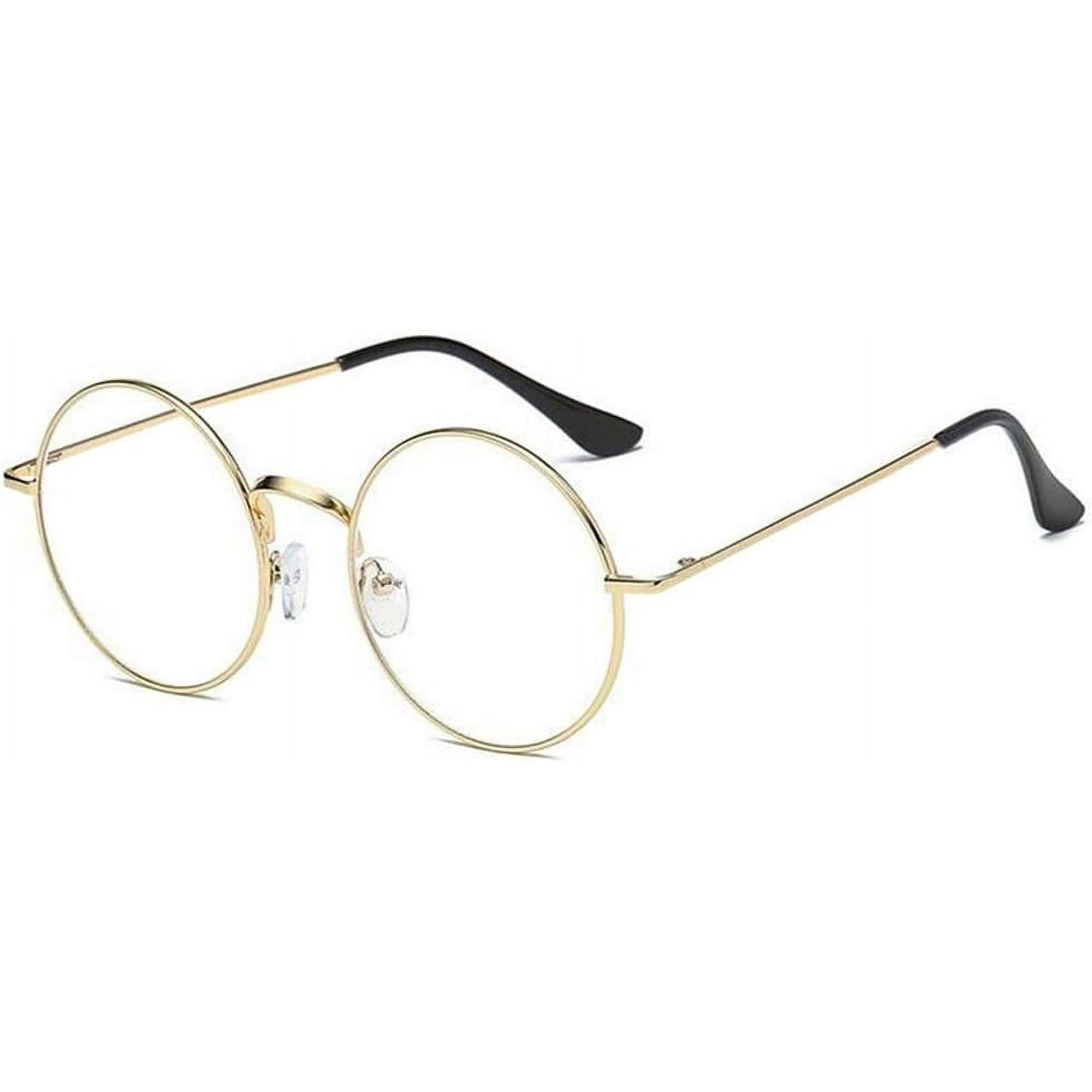 Gold round eyeglasses sale