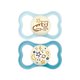 thumbnail image 1 of Chupetes MAM Supreme Night Azul Brillan en la Oscuridad para Bebés Alimentados con Leche Materna 6+, 1 of 5