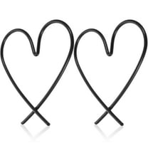 Set of 2 Heart-Shaped Line for Home Decor, and Black Vintage Wall Decorations