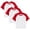 3Pcs Red, variant on GERsome 3 Pack Boys Girls T-Shirts Raglan Short Sleeve Color Block Cotton Soft Crewneck Tee Shirts