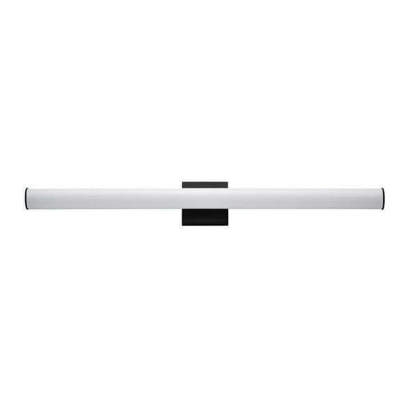 52104BK Maxim Lighting Rail-LED Bath Vanity Light with Tubular White Diffusers-4.75 inches high-Black Finish-36 Inch Size