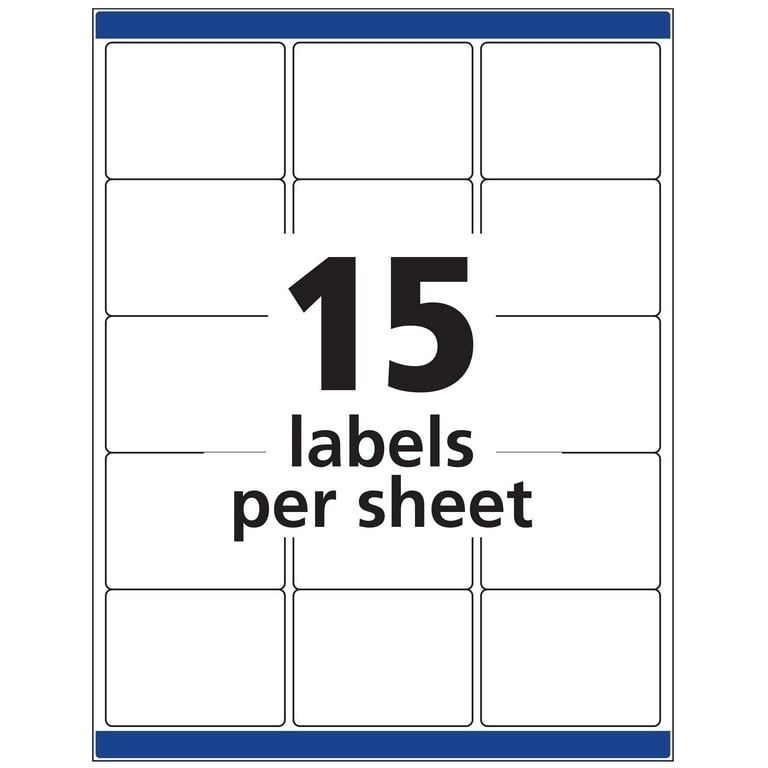 Avery ID Labels, Sure Feed, 2