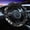 Black-gray flowers, variant on Floral Steering Wheel Cover, Universal Fit Car Steering Wheel Protector with Soft Grip Anti-Slip Design, Decorative Auto Interior Accessory for Cars, Trucks and SUVs