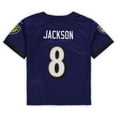 thumbnail image 3 of Toddler Nike Lamar Jackson Purple Baltimore Ravens Game Jersey, 3 of 3