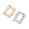 thumbnail image 5 of Unique Bargains 2 Pcs Shoe Accessories Fashionable Pearl Square Clasp Pin Back Style Shoe Decorations Gold Tone, 5 of 6